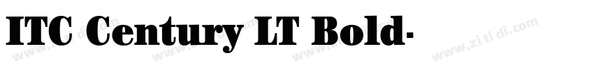 ITC Century LT Bold字体转换